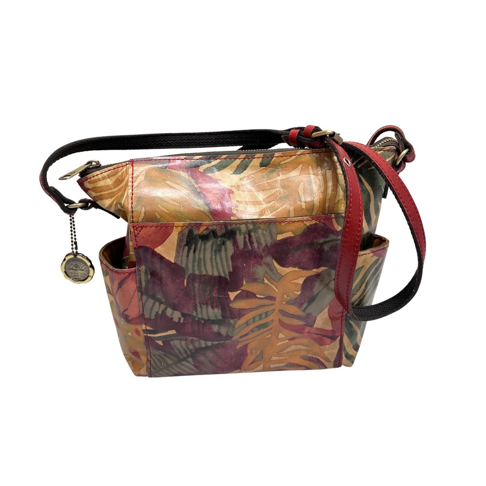 Patricia Nash Crossbody Bag Womens Small Multi Excellent 10th Anniversary Leaf